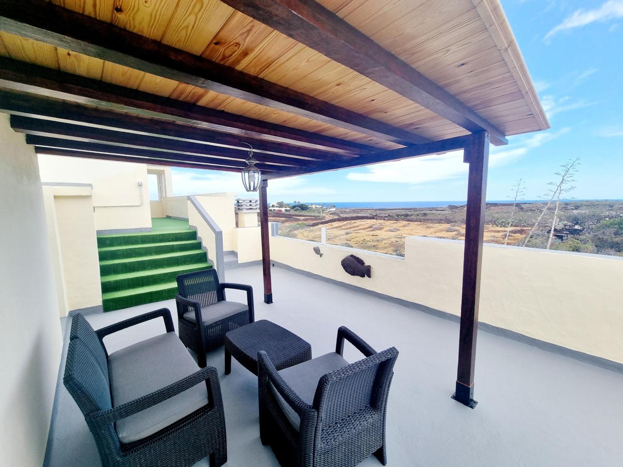 Apartamento En Mala Con Vista Al Mar Bagian luar foto