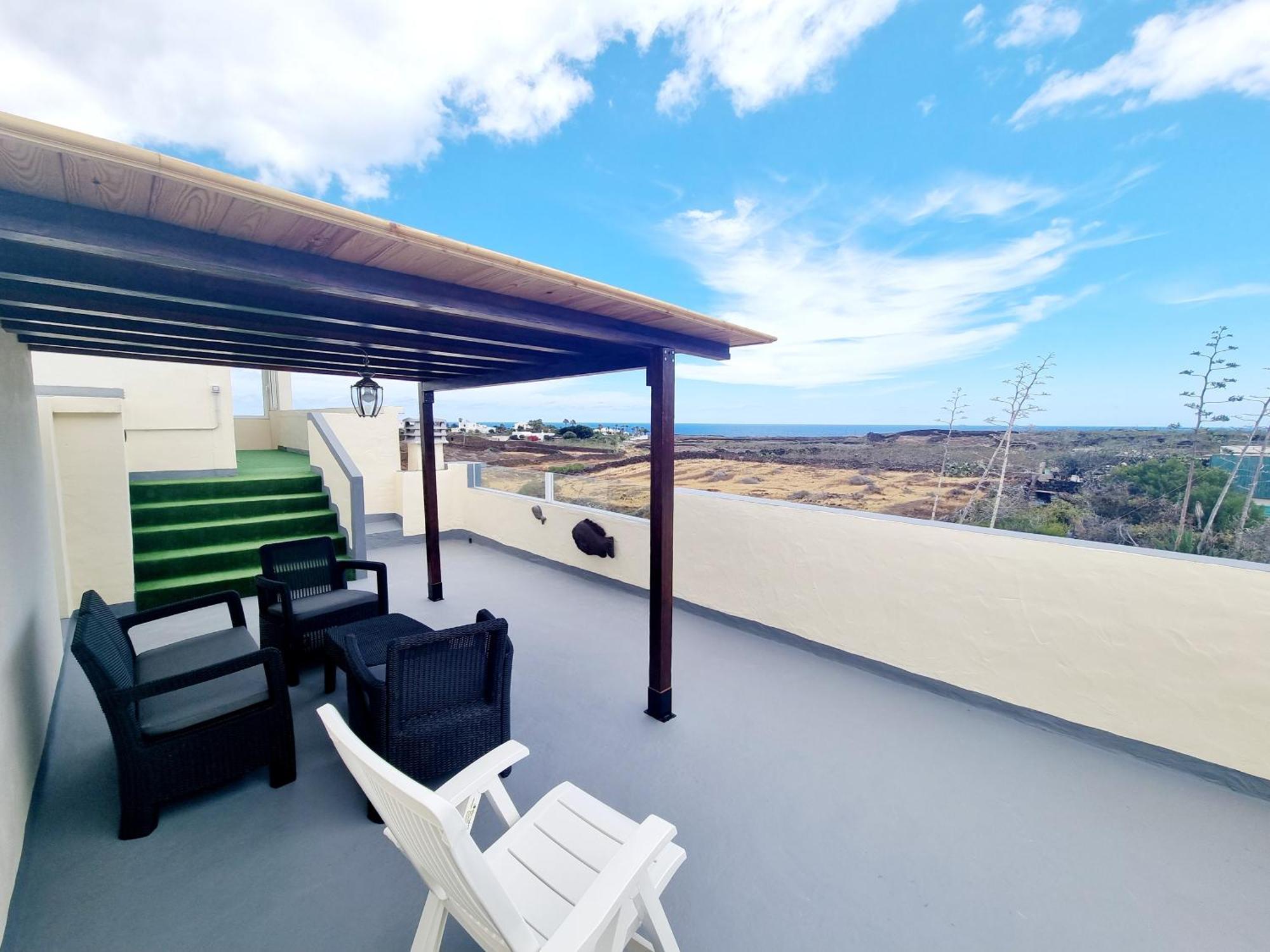 Apartamento En Mala Con Vista Al Mar Bagian luar foto